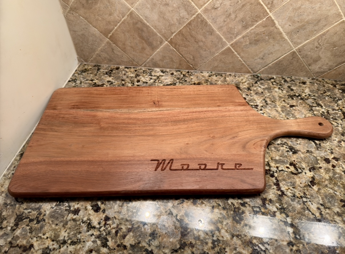 Laser Engraved Cutting Board